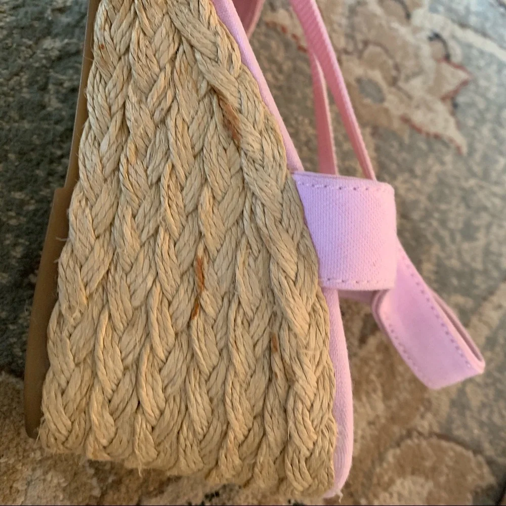 Chaps Clarisa Pink‎ Espadrilles- size 7
